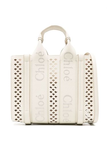 CHLOÉ - Woody Leather Small Tote - Chloé - Modalova