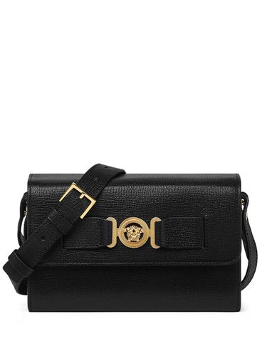 Medusa Biggie Leather Clutch Bag - Versace - Modalova