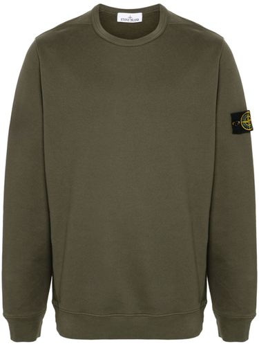 Logo Cotton Sweatshirt - Stone Island - Modalova