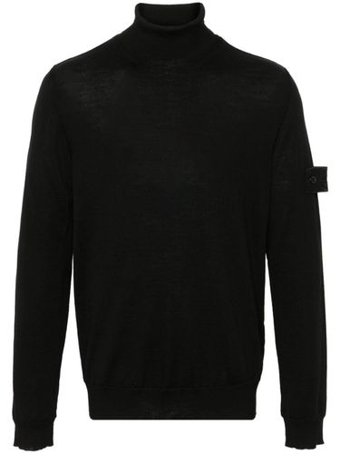 Wool Turtle-neck Sweater - Stone Island - Modalova