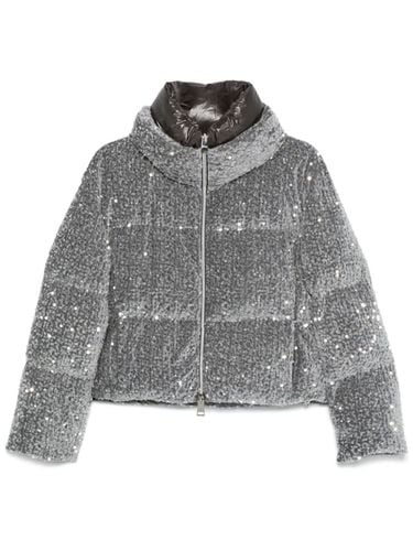 HERNO - Sequined Down Jacket - Herno - Modalova