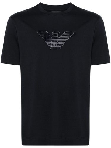 EMPORIO ARMANI - Logo Cotton Shirt - Emporio Armani - Modalova