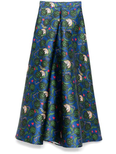 Printed Long Skirt - Alessandro Enriquez - Modalova