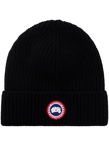 CANADA GOOSE - Logo Wool Beanie - Canada Goose - Modalova