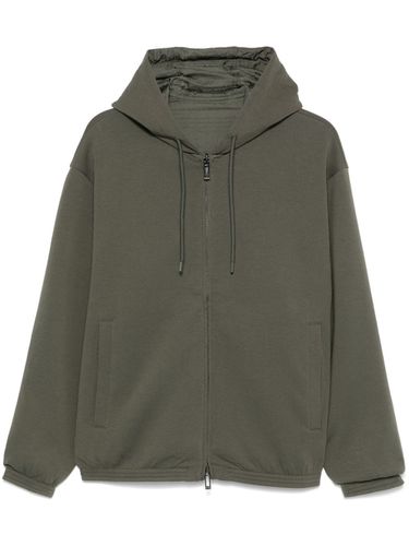 EMPORIO ARMANI - Logo Cotton Hoodie - Emporio Armani - Modalova