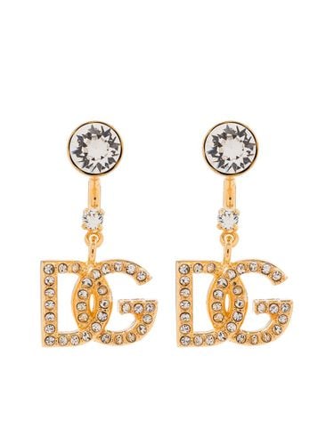 DOLCE & GABBANA - Dg Logo Earrings - Dolce & Gabbana - Modalova