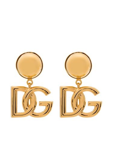 DOLCE & GABBANA - Dg Logo Earrings - Dolce & Gabbana - Modalova