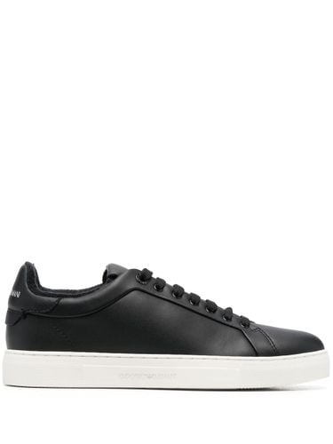 EMPORIO ARMANI - Leather Sneakers - Emporio Armani - Modalova