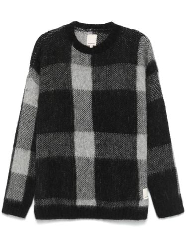 Wool Blend Checked Jumper - Emporio Armani - Modalova