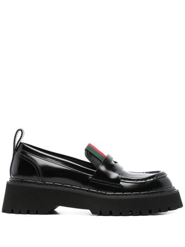 GUCCI - Leather Loafers - Gucci - Modalova