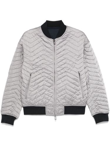 Quilted Bomber Jacket - Emporio Armani - Modalova