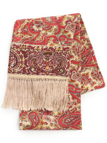 Printed Silk Scarf - Valentino Garavani - Modalova