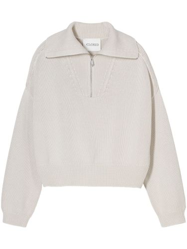 Organic Cotton Half-zip Sweathisrt - Closed - Modalova