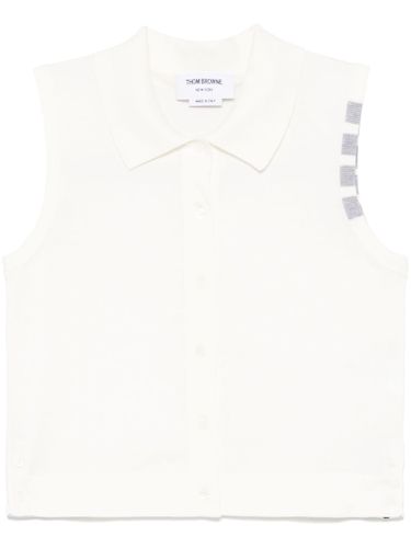 THOM BROWNE - 4bar Cotton Top - Thom Browne - Modalova