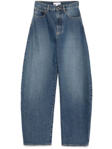 ALAÏA - Round Denim Cotton Jeans - AlaÏa - Modalova