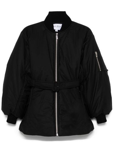 ALAÏA - Belted Bomber Jacket - AlaÏa - Modalova