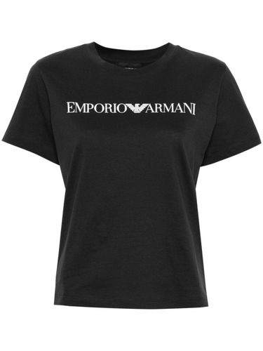 Logo Cotton T-shirt - Emporio Armani - Modalova