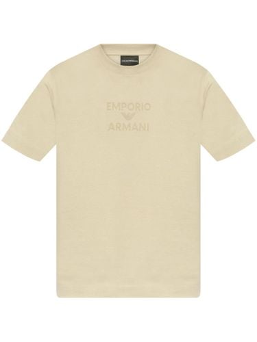 Logo Cotton T-shirt - Emporio Armani - Modalova