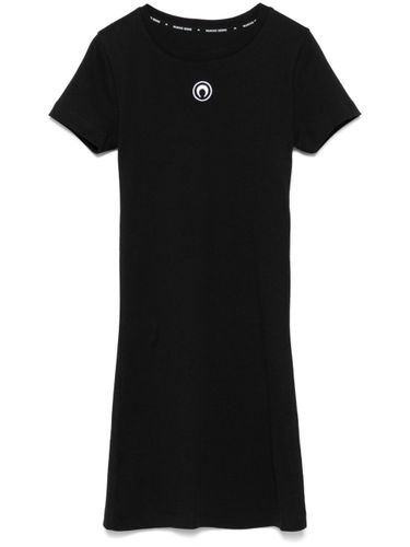 Logo Cotton T-shirt Dress - Marine Serre - Modalova