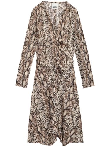 Octavia Printed Mini Dress - Isabel Marant - Modalova