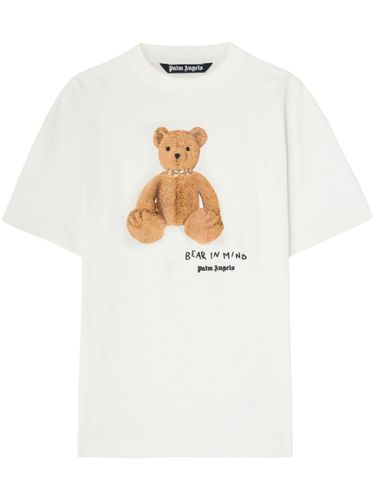 Bear In Mind Cotton T-shirt - Palm Angels - Modalova