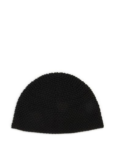 Cotton Blend Beanie - Emporio Armani - Modalova