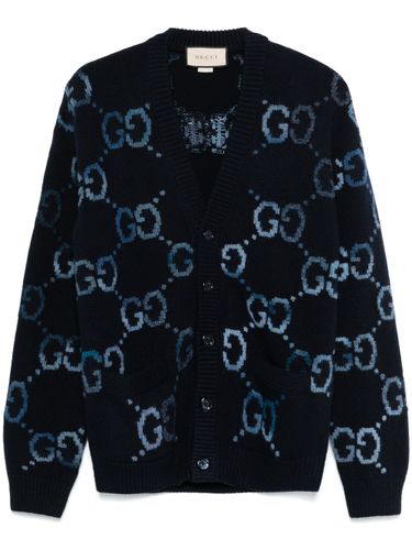 GUCCI - Gg Supreme Wool Cardigan - Gucci - Modalova