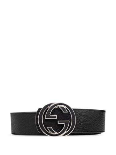 GUCCI - Leather Reversible Belt - Gucci - Modalova