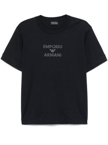 Logo Cotton T-shirt - Emporio Armani - Modalova