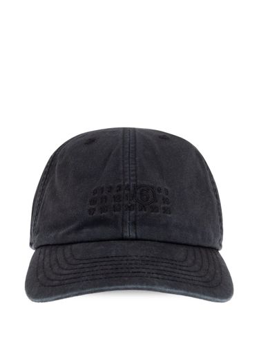 Logo Cotton Baseball Cap - MM6 Maison Margiela - Modalova