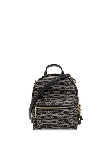 Allover Logo Backpack - Emporio Armani - Modalova