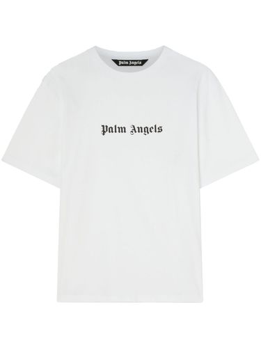 Cotton T-shirt With Logo - Palm Angels - Modalova