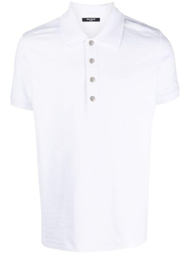 BALMAIN - Cotton Polo Shirt - Balmain - Modalova