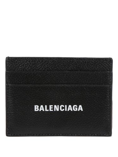 Credit Card Holder With Logo - Balenciaga - Modalova