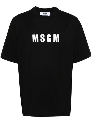 MSGM - Cotton T-shirt - Msgm - Modalova