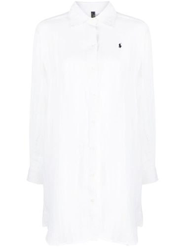 Shirt Dress With Logo - Polo Ralph Lauren - Modalova