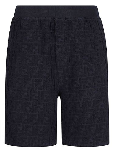Cotton Bermuda Shorts With Logo - Fendi - Modalova