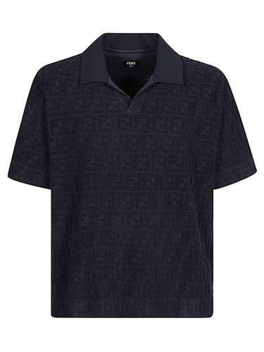 FENDI - Cotton Polo Shirt - Fendi - Modalova