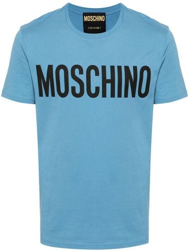 MOSCHINO - Cotton T-shirt With Logo - Moschino - Modalova