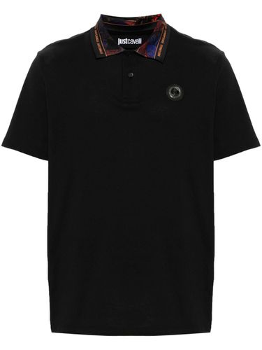 Short Sleeve Polo Shirt In Cotton - Just Cavalli - Modalova