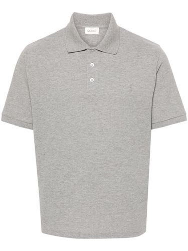 SAINT LAURENT - Cotton Polo Shirt - Saint Laurent - Modalova