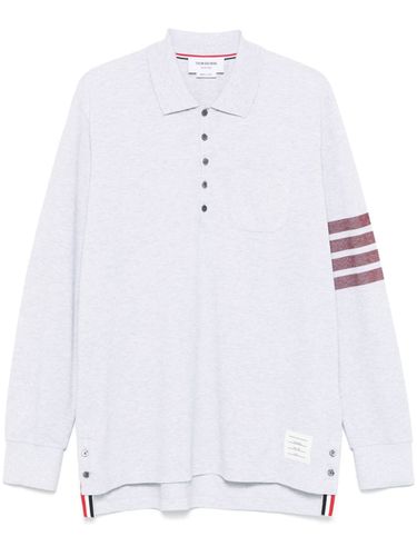 THOM BROWNE - Cotton Polo Shirt - Thom Browne - Modalova