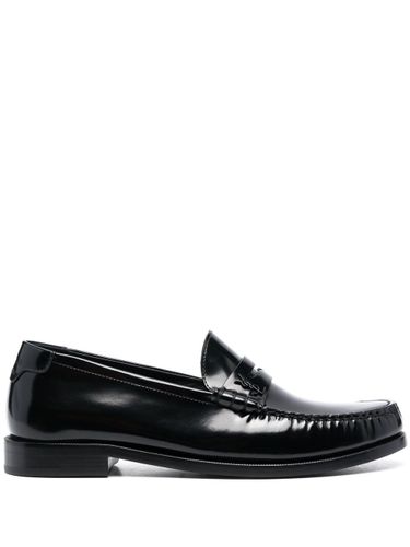 SAINT LAURENT - Leather Moccasin - Saint Laurent - Modalova