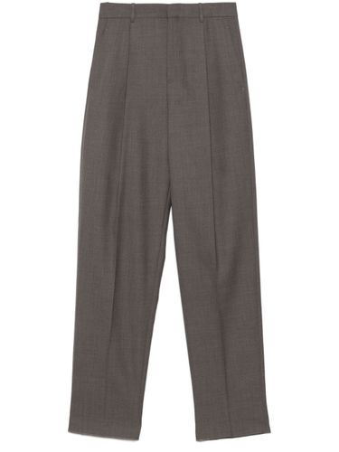 High-waisted Wool Trousers - Saint Laurent - Modalova