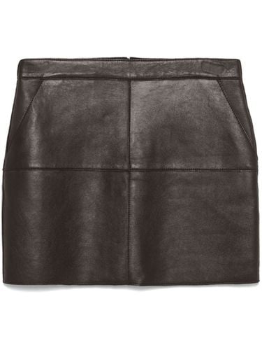 PAROSH - Leather Mini Skirt - Parosh - Modalova