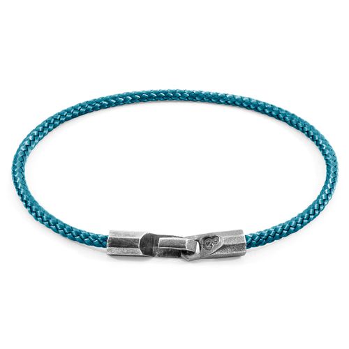 Ocean Talbot Silver and Rope Bracelet - ANCHOR & CREW - Modalova