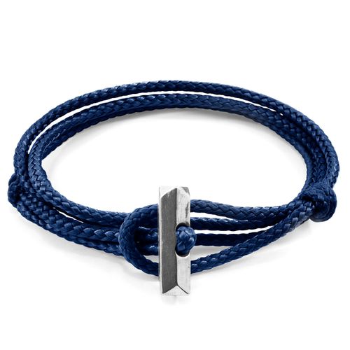 Oxford Silver and Rope Bracelet - ANCHOR & CREW - Modalova