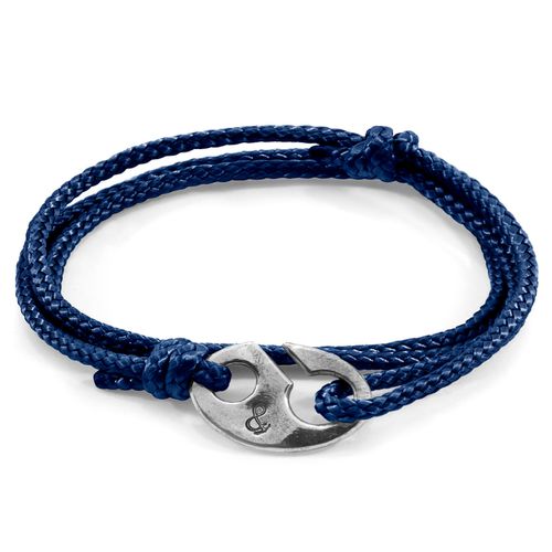 Windsor Silver and Rope Bracelet - ANCHOR & CREW - Modalova