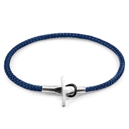 Cambridge Silver and Rope Bracelet - ANCHOR & CREW - Modalova