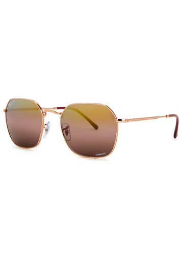 Jim Hexagon Oval-frame Sunglasses, Sunglasses, Acetate Tips - Ray-ban - Modalova